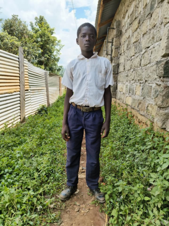 Daniel Simiyu 14 years old