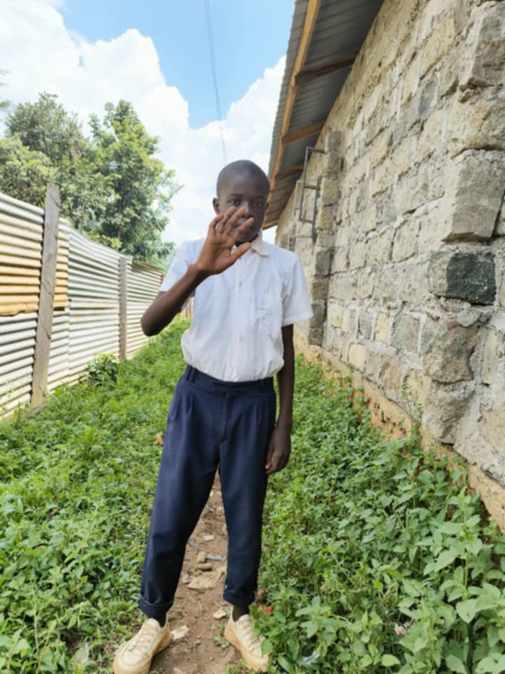 Hiram Muturi 14 years old