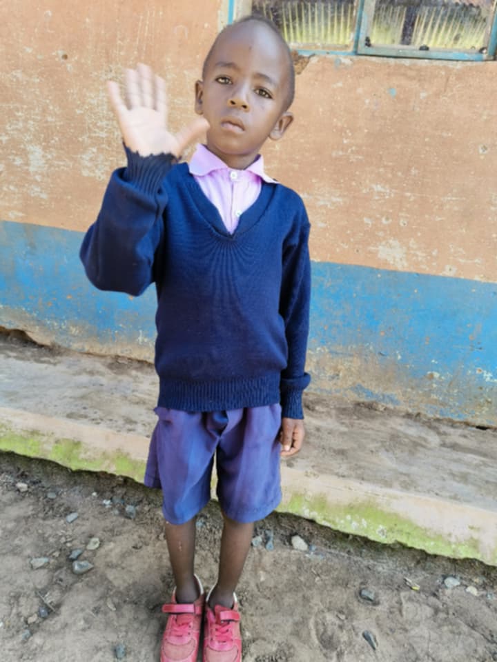 Samuel Wekesa Baraka 6 years old