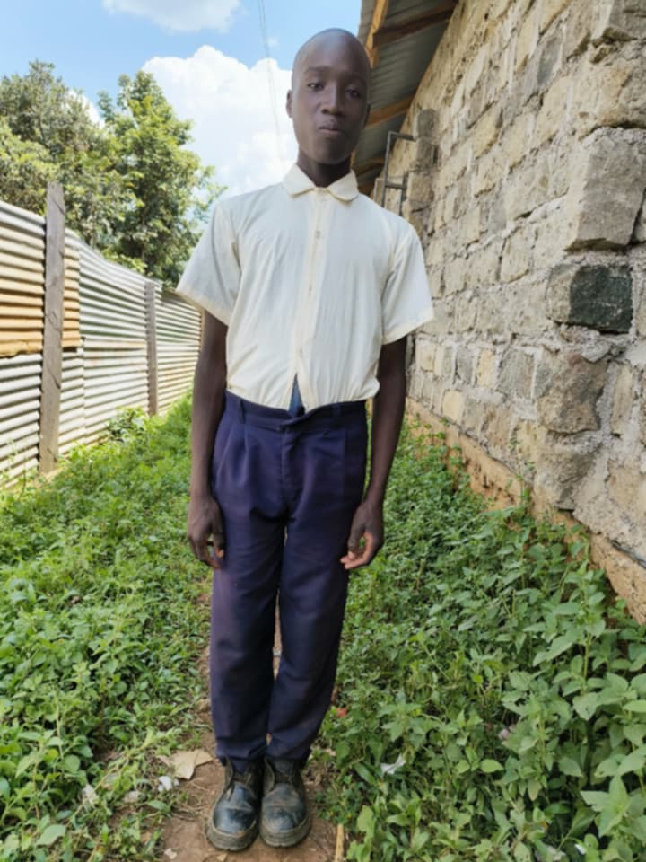 Stephen Wekesa 15 years old